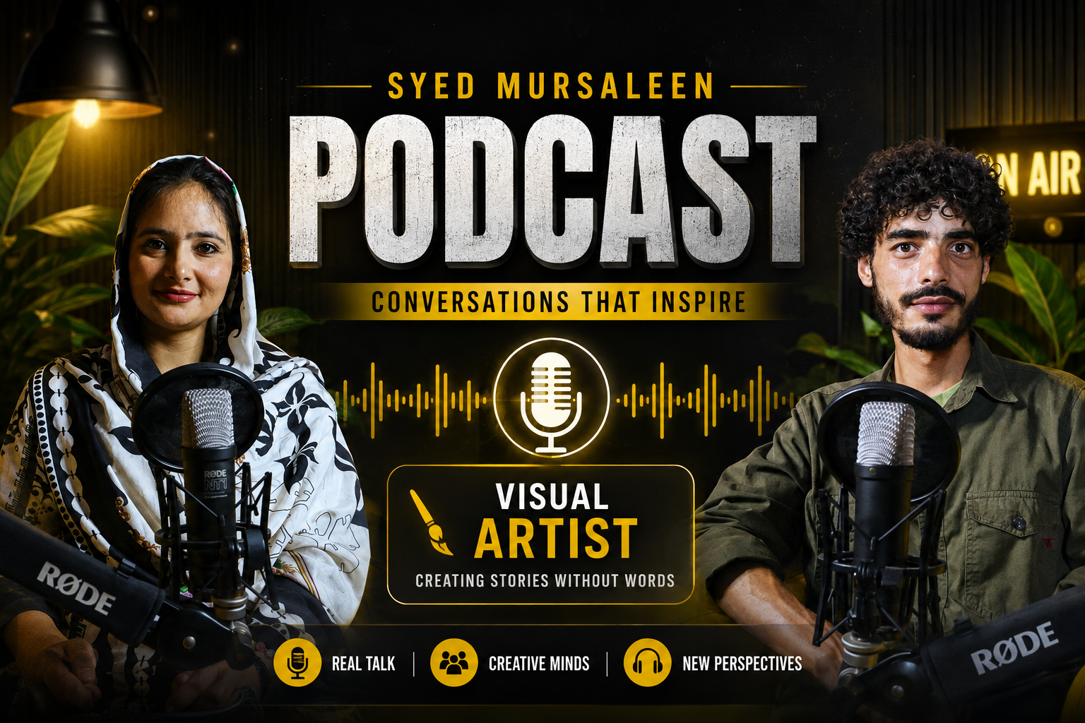 A CANVAS A VISION A STORY MEET SYED MURSALEEN THE ARTIST BEHIND THE VISION