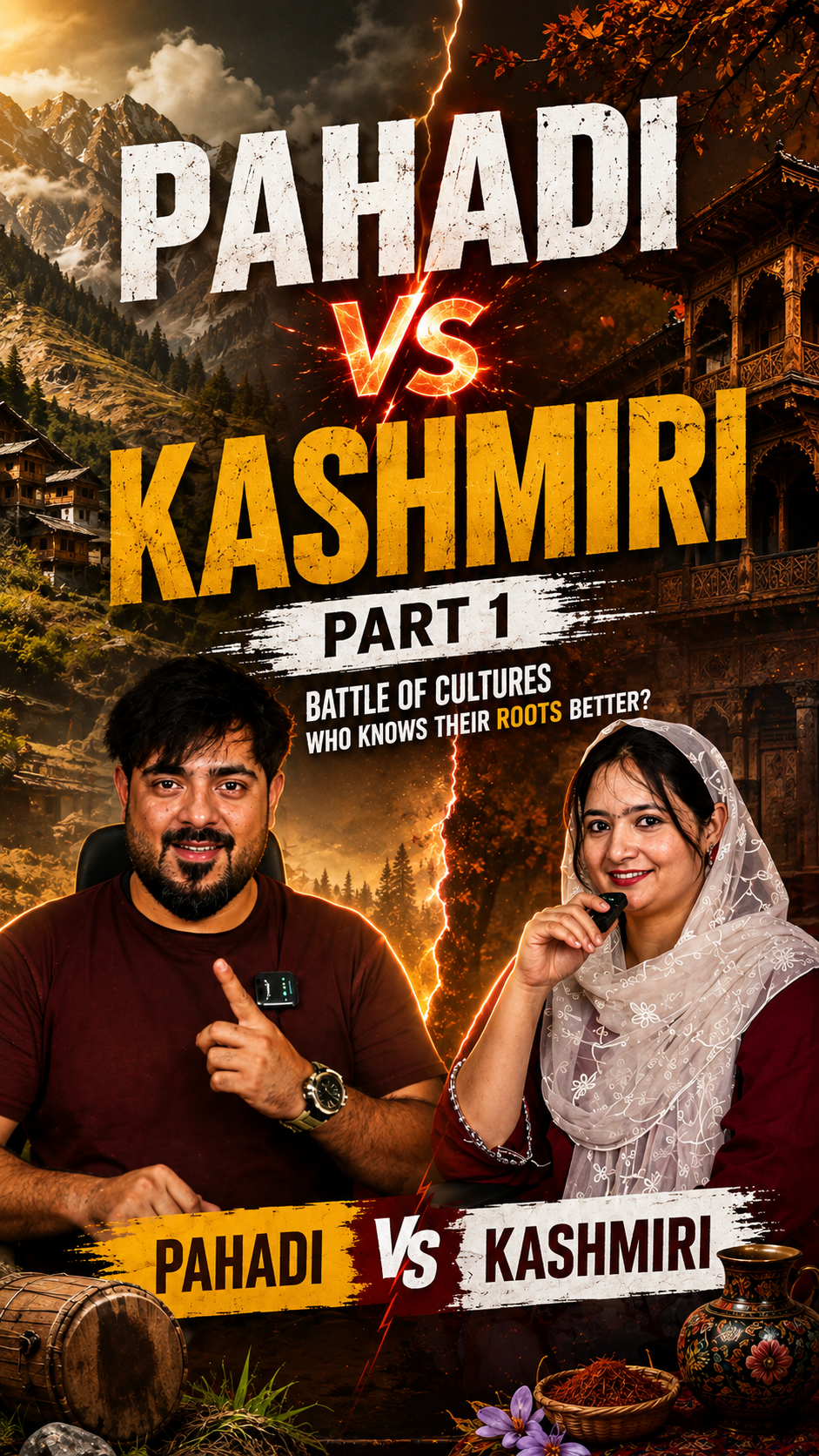 KASHMIRI VS PHARI PART 1