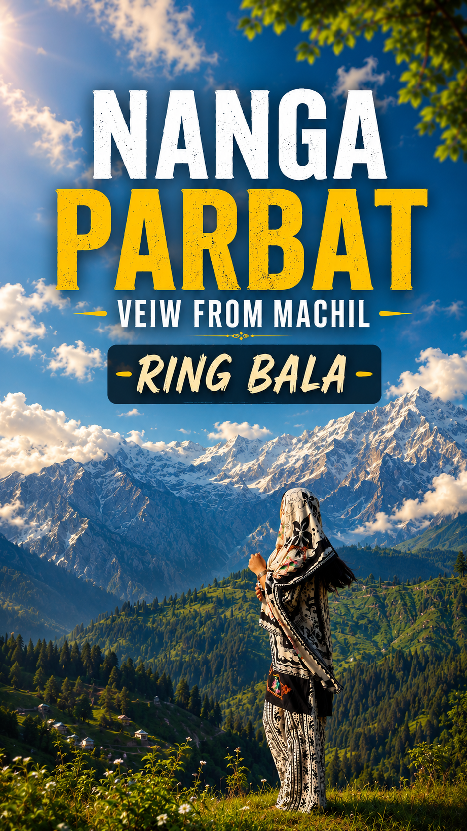 NANGA PARBAT VEIW FROM MACHIL