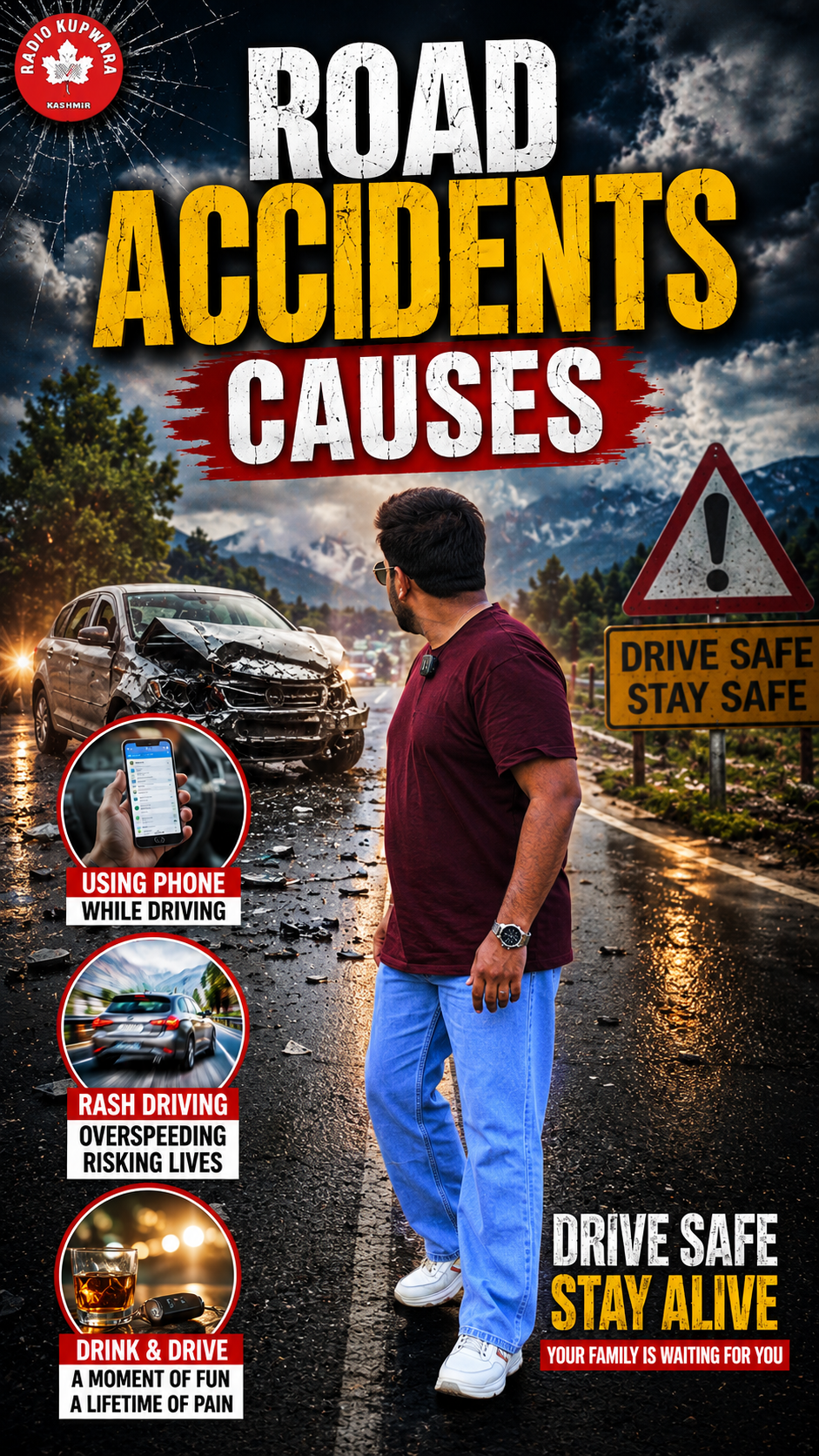 ROAD ACCIDENT CAUSES|DRIVE SAFELY