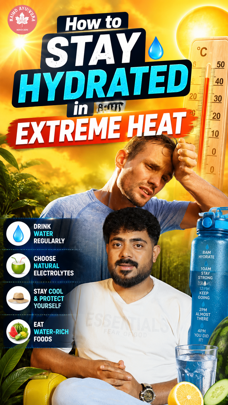 HOW TO STAY HYDRATED IN EXTREME HEAT