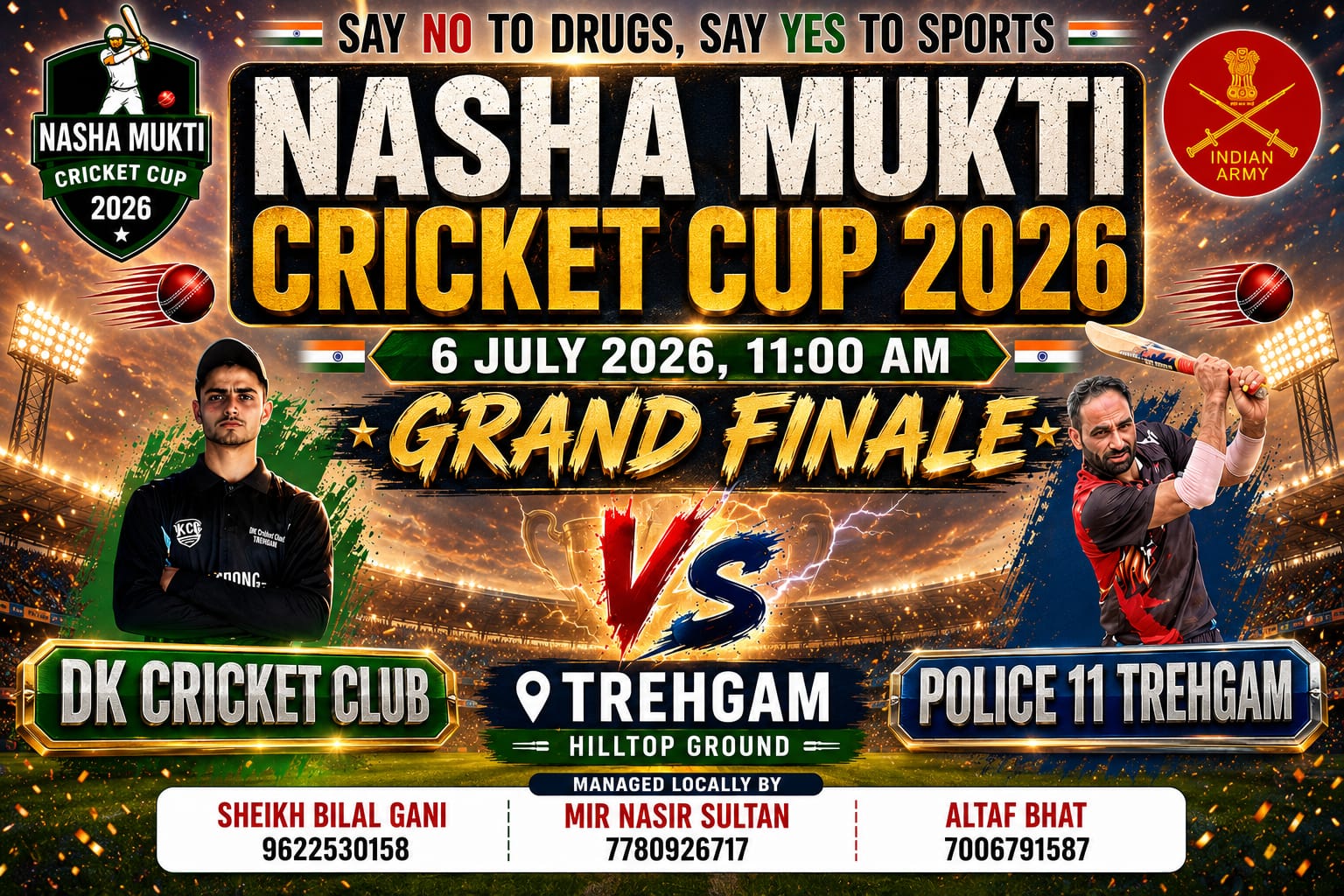 NASHA MUKTI CRICKET CUP FINAL 2026